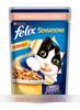 КОРМ ДЛЯ КОШЕК FELIX SENSATIONS С ЛОСОСЕМ В ЖЕЛЕ СО ВКУСОМ ТРЕСКИ 85Г