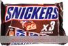 ШОКОЛАДНЫЙ БАТОНЧИК SNICKERS  С ЖАРЕННЫМ АРАХИСОМ 3ШТ 142.5Г